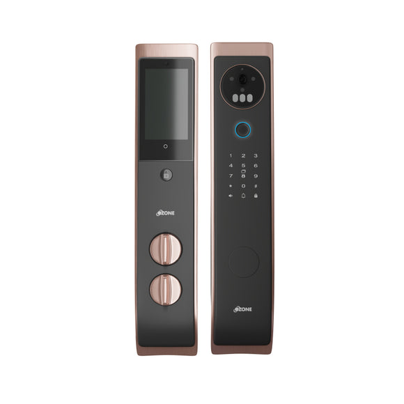 Ozone OZ-IRIS-11-LIFE STD 3D Facial Recognition Smart Door Lock with 6-way access | Door Thickness: 45-120 mm