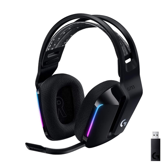 Logitech G733 Lightspeed Wireless Gaming Headphone Black