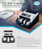 Tvs Cash Counting Machine CC-232 Classic
