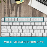 Rapoo Wireless Bluetooth Keyboard And Mouse Combo X1800S White BROOT COMPUSOFT LLP JAIPUR