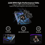 Ant Esports CPU Cooler Liquid Glacius-360D ARGB