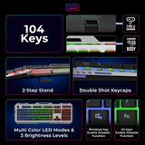 Zebronics Transformer PRO Gaming Wireless Keyboard & Mouse Combo Black