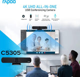 Rapoo C5305 Ultra 4K HD All-in-One USB Video Conference Webcam