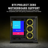 Ant Esports Gaming Cabinet Crystal ARC Black