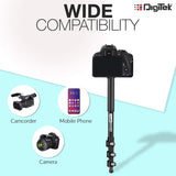 Digitek DMP 60N Professional Monopod with 4 Extendable Sections & Dual Mount Thread
