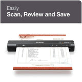 Epson Workforce ES-60W Wireless Portable Sheet-fed Document Scanner for PC and Mac
