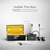 Digitek DWM-116 2-in-1 Wireless Microphone 2.4GHz, Magnetic Collar Clip