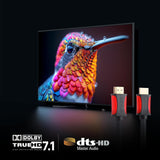 Nextech High-Speed HDMI Cable with Ethernet - Supports 3D 4K Video Audio Return - Latest Version 2.0 15 Feet/ ‎NC95 5 Meters, Grey