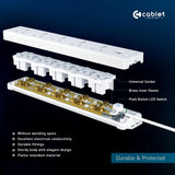 Cablet 5 Socket 1 Switch 4.5m Spike 5010-45