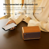 Edifier MP230 Tabletop Bluetooth Speaker, Retro Wooden Design, Dual 10W Stereo Speaker