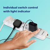 Philips Extension Cord 4 Socket 4 Switch CHP3441W