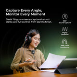 Digitek DWM-118 2-in-1 Wireless Microphone, 50m Range, Noise Reduction, 7Hr Battery, Plug & Play, C-to-C & C-to-LTC Converter