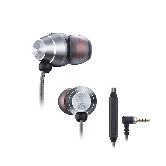 Fingers Supreme Wired in Ear Earphone with Mic - Grey Broot Compusoft LLP Jaipur 