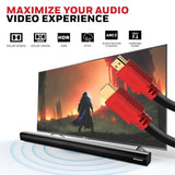 Honeywell HDMI 1.4 Cable with Ethernet (32.8ft/10M) High Speed HDMI Cable 10.2GBPS | Supports 3D 4Kx2K Ultra High Definition 3D Home Theatre 3D Gaming  Black