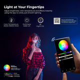 Digitek DSL 27W RGB 27W LED Stick Light Wand with Barndoor & Built-in Batter, 2500K-9900K  RGB