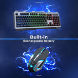 Zebronics Transformer PRO Gaming Wireless Keyboard & Mouse Combo Black