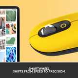 Logitech POP - Mouse customisable emoji  optical  4 buttons  wireless  Bluetooth 5.1   blast