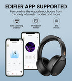 Edifier WH950NB Hybrid Active Noise Cancelling Wireless Headphones-Over Ear Bluetooth V5.3 Headphones - Black
