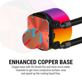 Ant Esports CPU Cooler Liquid ICE Chroma-360 ARGB Black