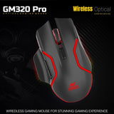 Ant Esports GM320 Pro RGB Wireless Gaming Mouse Black
