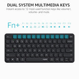 Rapoo 9010M Wireless Keyboard And Mouse Bluetooth 5.0 /4.0 Dark-Grey