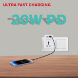 Honeywell 3 Out Surge Cube Spike Guard 1 Outlet PD20W & USB A Port