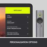 Logitech Spotlight Advanced Presentation Remote Slate