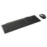 Rapoo 8210M Multi-Mode Keyboard & Mouse Bluetooth 3.0/4.0 Wireless 2.4 GHz 1300 DPI Combo-Black