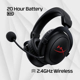 HyperX Cloud Core Wireless Gaming Headphone with DTS Headphone:X Spatial Audio Black
