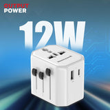 Honeywell International Universal Travel Adapter 12W White HC00061