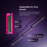 Digitek DTMHA 001 Table Mount with Auxiliary Holding Arm for Stream Overhead Video Desktop Bedroom Bedhead Office