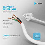 Cablet 6 Socket 1 Switch 4.5m Spike  6010-45