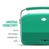 SAREGAMA Carvaan Premium Pop  Portable Speaker Pre-loaded 5000 Evergreen Hindi Songs, 2.0Channel Forest Green