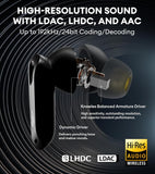 Edifier NeoBuds Pro 2 Multi-Channel Active Noise Cancellation Earbuds with Spatial Audio, 8 Mics for Clear Calls, Bluetooth 5.3, Fast Charging, App Customization, Black