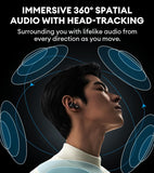 Edifier NeoBuds Pro 2 Multi-Channel Active Noise Cancellation Earbuds with Spatial Audio, 8 Mics for Clear Calls, Bluetooth 5.3, Fast Charging, App Customization, Black