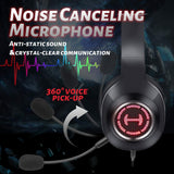 Edifier G2 II Gaming Headset, Surround Stereo Sound Wired Headphones with Microphone and Volume Control for PC Tablets Laptops Cellphones Black