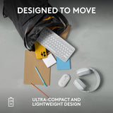 Logitech Pebble Mouse 2 M350s Slim Bluetooth Wireless Mouse White