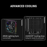 Ant Esports CPU Cooler Air V8 Digital ARGB