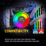 Ant Esports CPU Cooler Liquid ICE Glow 240 ARGB