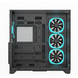 Ant Esports Gaming Cabinet Crystal Mirror Black