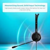 Rapoo H101 Wired Headphone Black