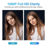 Rapoo C260 Web Camera Dual Noise Reduction Mics, 95-degree Wide Angle, Plug and Play