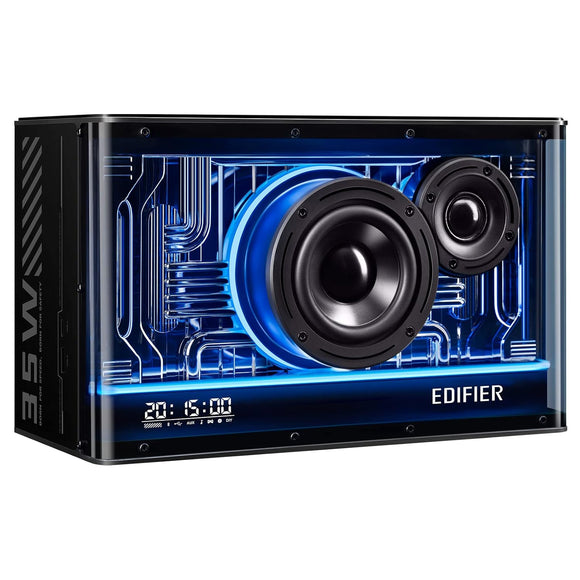 Edifier QD35 Tabletop Bluetooth Speaker, Hi-Res Audio & Hi-Res Audio Wireless Certified Computer Speaker, 35W