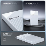 Cablet SSD Casing 2.5 Inch Sata Enclosure USB 3.0 White