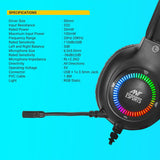 Ant Esports H580 PRO Led Gaming Headphone Black