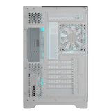 Ant Esports Gaming Cabinet Crystal Mirror White