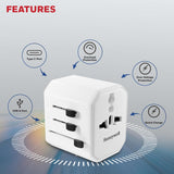Honeywell International Universal Travel Adapter 38W White HC00063