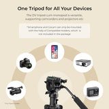 Digitek Tripod DPTR 895VD Professional Tripod CUM Monopod with Multipurpose Head for Low Level Shoot & Panning for Photography