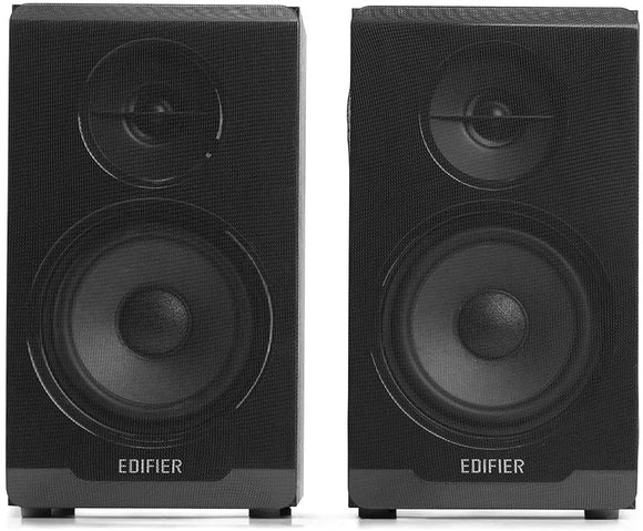 Edifier R33BT 10 Watt 2.0 Channel Wireless Bluetooth Bookshelf Speaker (Black)