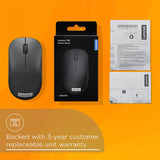 Lenovo 130 Wired Optical Compact Mouse, Black  GY51C12380